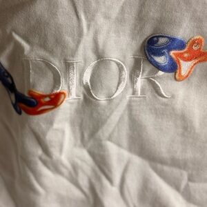 Dior Cream T-Shirt with Subtle Gray Tag